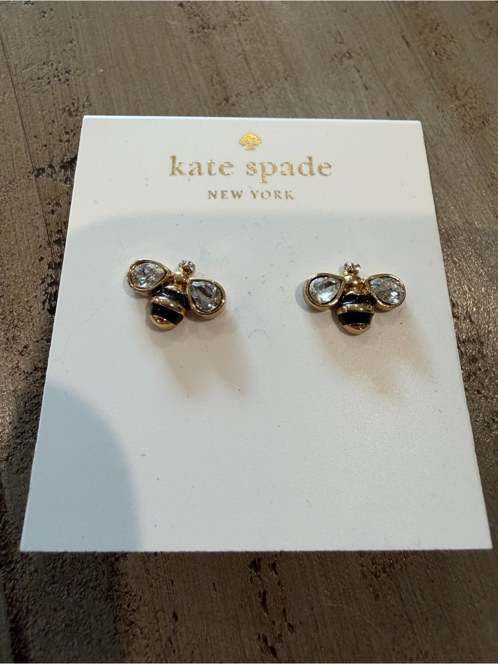 kate spade multi-color stud earrings (gold-tone posts)